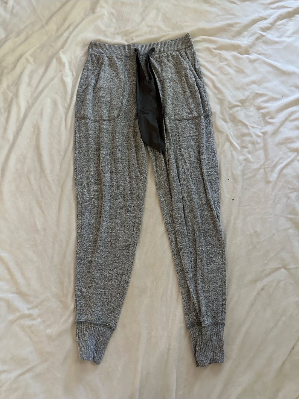Abercrombie and fitch Cozy Grey Knit Joggers